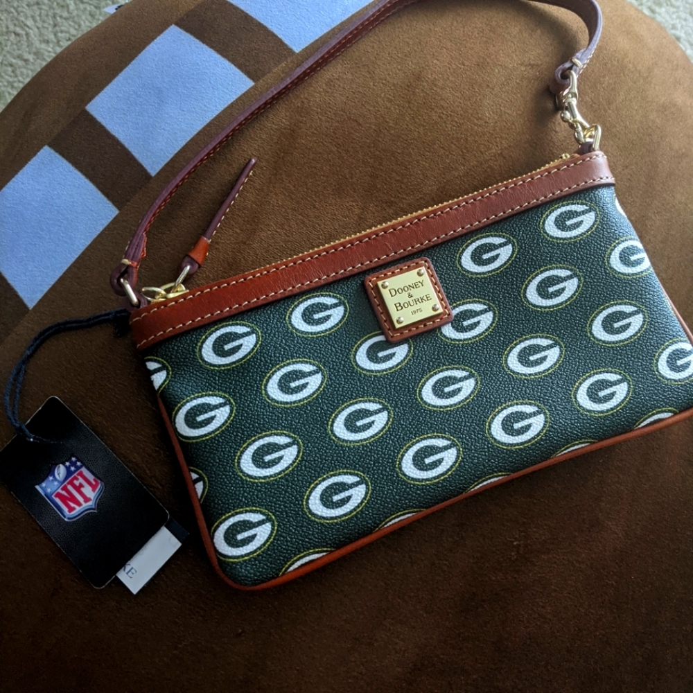 Dooney and Bourke Packers wristlet